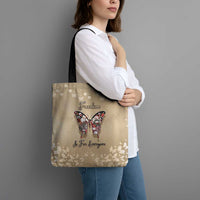 Butterfly Christmas Tote Bag Freedom Is For Everyone - Wonder Print Shop