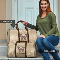 Butterfly Christmas Travel Bag Freedom Is For Everyone - Wonder Print Shop