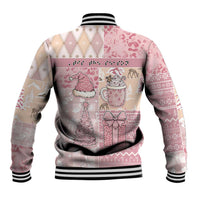 Braille Christmas Baseball Jacket Tis The Season Patchwork Style - Wonder Print Shop