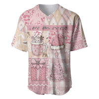 Braille Christmas Baseball Jersey Tis The Season Patchwork Style - Wonder Print Shop