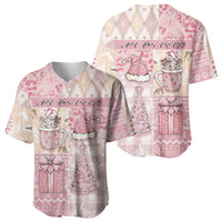 Braille Christmas Baseball Jersey Tis The Season Patchwork Style - Wonder Print Shop