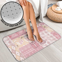 Braille Christmas Bathroom Set Tis The Season Patchwork Style - Wonder Print Shop