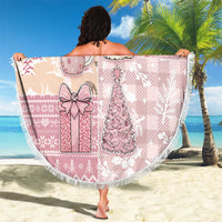 Braille Christmas Beach Blanket Tis The Season Patchwork Style - Wonder Print Shop