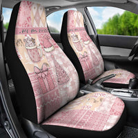 Braille Christmas Car Seat Cover Tis The Season Patchwork Style - Wonder Print Shop