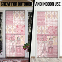 Braille Christmas Door Cover Tis The Season Patchwork Style - Wonder Print Shop