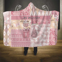 Braille Christmas Hooded Blanket Tis The Season Patchwork Style - Wonder Print Shop