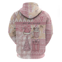 Braille Christmas Hoodie Tis The Season Patchwork Style - Wonder Print Shop