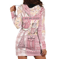 Braille Christmas Hoodie Dress Tis The Season Patchwork Style - Wonder Print Shop