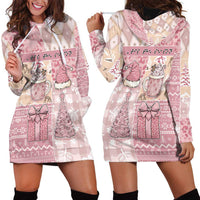 Braille Christmas Hoodie Dress Tis The Season Patchwork Style - Wonder Print Shop
