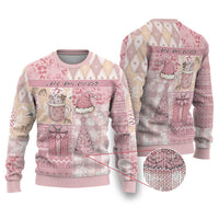 Braille Christmas Ugly Christmas Sweater Tis The Season Patchwork Style - Wonder Print Shop
