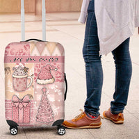 Braille Christmas Luggage Cover Tis The Season Patchwork Style - Wonder Print Shop
