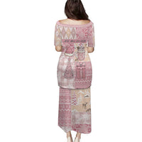 Braille Christmas Puletasi Tis The Season Patchwork Style - Wonder Print Shop