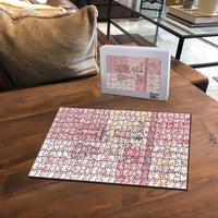 Braille Christmas Puzzle Tis The Season Patchwork Style - Wonder Print Shop
