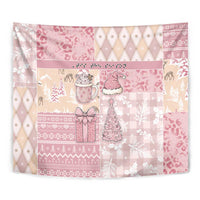 Braille Christmas Tapestry Tis The Season Patchwork Style - Wonder Print Shop