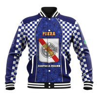 Personalized Italy Campania Baseball Jacket Pizza Foodie Pride - Wonder Print Shop