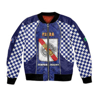Personalized Italy Campania Bomber Jacket Pizza Foodie Pride - Wonder Print Shop