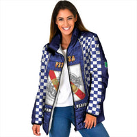 Personalized Italy Campania Padded Jacket Pizza Foodie Pride - Wonder Print Shop