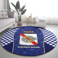 Italy Campania Round Carpet Pizza Foodie Pride - Wonder Print Shop