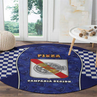 Italy Campania Round Carpet Pizza Foodie Pride - Wonder Print Shop