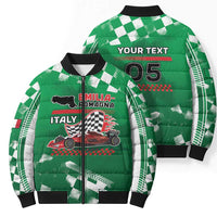 Custom Italy Emilia-Romagna Bomber Puffer Jacket Italian Race Circuit - Wonder Print Shop