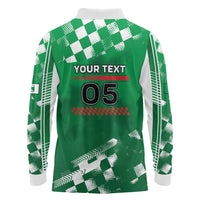 Custom Italy Emilia-Romagna Long Sleeve Polo Shirt Italian Race Circuit - Wonder Print Shop