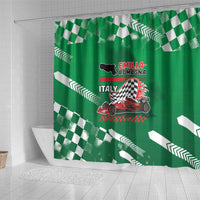 Italy Emilia-Romagna Shower Curtain Italian Race Circuit - Wonder Print Shop