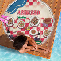 Italy Abruzzo Beach Blanket Specialty Flavors Retro Style