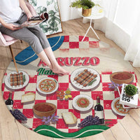 Italy Abruzzo Round Carpet Specialty Flavors Retro Style