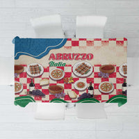 Italy Abruzzo Tablecloth Specialty Flavors Retro Style