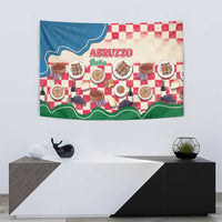 Italy Abruzzo Tapestry Specialty Flavors Retro Style