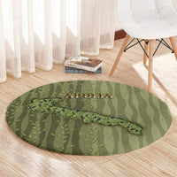 Italy Apulia Round Carpet Olive Garden Classic Style