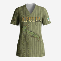 Personalized Italy Apulia Scrub Top Olive Garden Classic Style