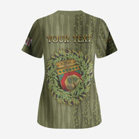 Personalized Italy Apulia Scrub Top Olive Garden Classic Style