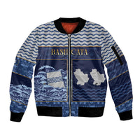 Personalized Italy Basilicata Sleeve Zip Bomber Jacket Unique Style