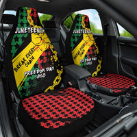 Juneteenth 1865 Car Seat Cover Break Every Chain