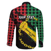 Personalized Juneteenth 1865 Family Matching Puletasi and Hawaiian Shirt Break Every Chain