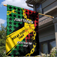 Juneteenth 1865 Garden Flag Break Every Chain