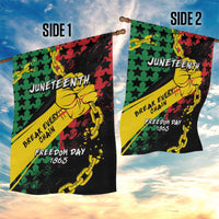 Juneteenth 1865 Garden Flag Break Every Chain
