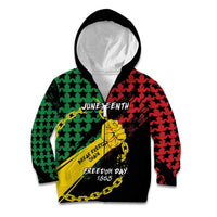 Personalized Juneteenth 1865 Kid Hoodie Break Every Chain