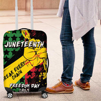 Juneteenth 1865 Luggage Cover Break Every Chain