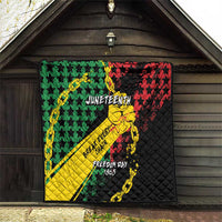 Juneteenth 1865 Quilt Break Every Chain