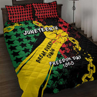 Juneteenth 1865 Quilt Bed Set Break Every Chain
