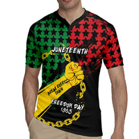Personalized Juneteenth 1865 Rugby Jersey Break Every Chain