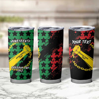 Personalized Juneteenth 1865 Tumbler Cup Break Every Chain