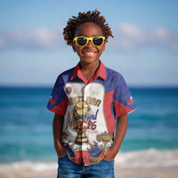 Custom Haiti Nan Mondyal 2026 Kid Hawaiian Shirt Road To Glory