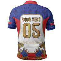 Custom Haiti Nan Mondyal 2026 Polo Shirt Road To Glory