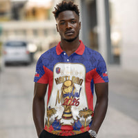 Custom Haiti Nan Mondyal 2026 Polo Shirt Road To Glory