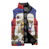 Custom Haiti Nan Mondyal 2026 Sleeveless Puffer Jacket Road To Glory