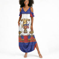 Custom Haiti Nan Mondyal 2026 Summer Maxi Dress Road To Glory