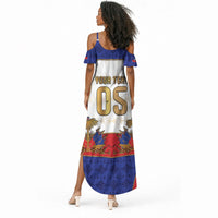 Custom Haiti Nan Mondyal 2026 Summer Maxi Dress Road To Glory
